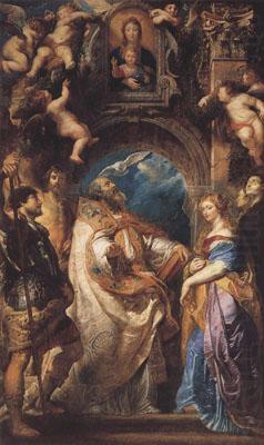 Peter Paul Rubens St Gregory the Great Surrounded by Otber Saints (mk01) china oil painting image